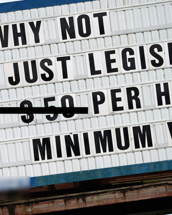 Strange case of minimum wage. No, not really